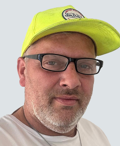 André ist Bauleiter im Malerbetrieb Parczyk.